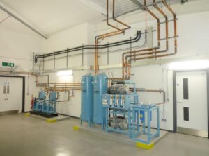Installation prerequisites of medical gas plant room